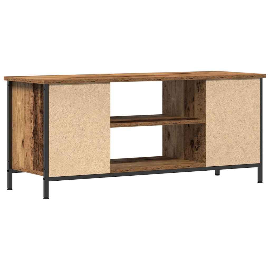 vidaXL Szafka pod telewizor Stare drewno 102 x 35 x 45 cm