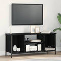 vidaXL Szafka pod telewizor Czarny Dąb 102 x 35 x 45 cm