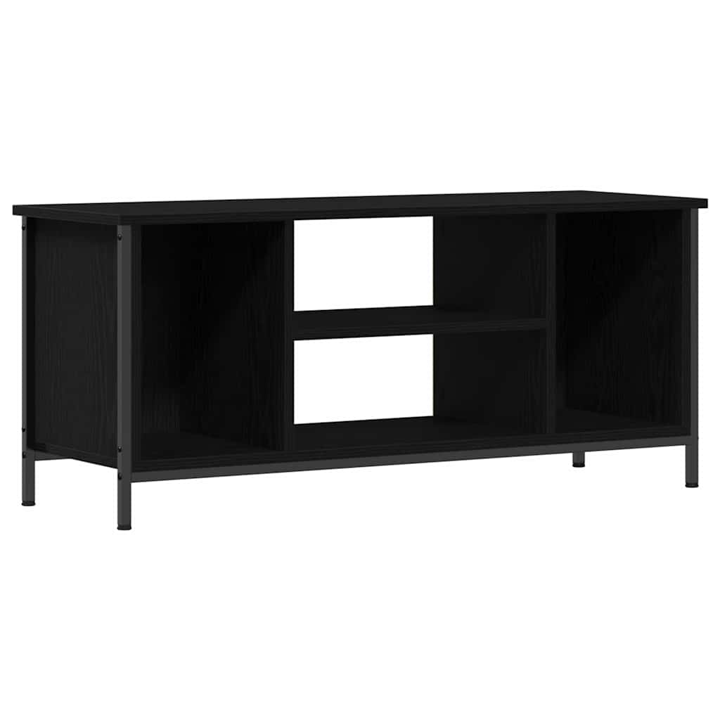 vidaXL Szafka pod telewizor Czarny Dąb 102 x 35 x 45 cm