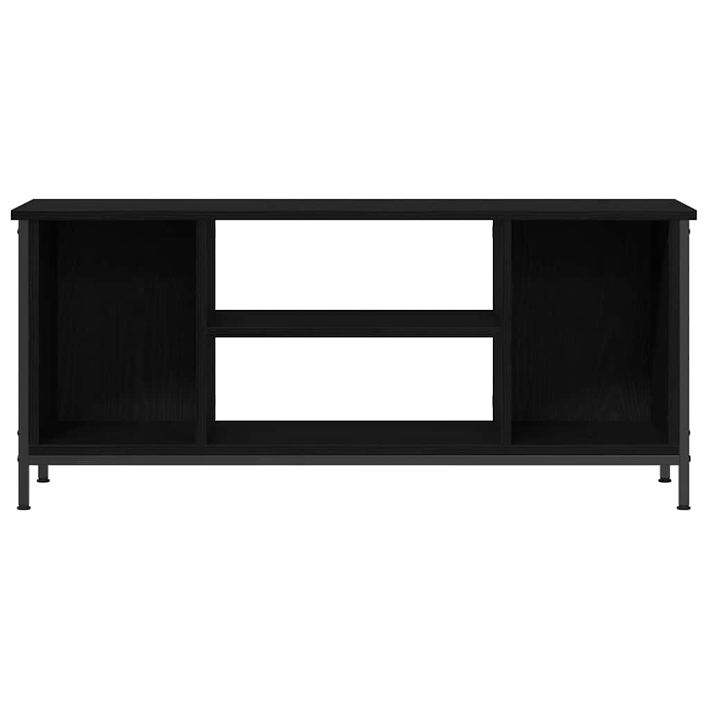 vidaXL Szafka pod telewizor Czarny Dąb 102 x 35 x 45 cm