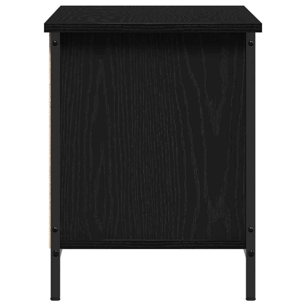 vidaXL Szafka pod telewizor Czarny Dąb 102 x 35 x 45 cm