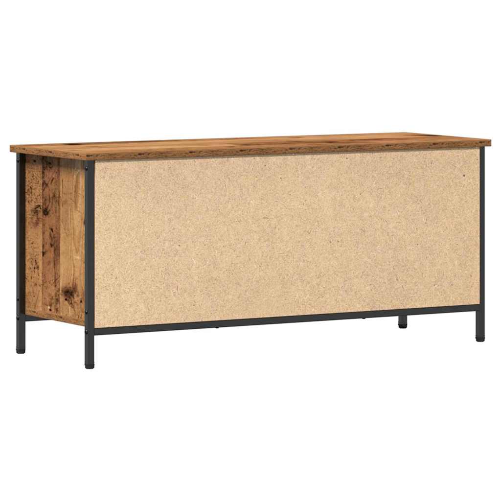vidaXL Szafka pod telewizor Stare drewno 100 x 35 x 45 cm