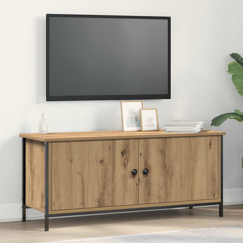vidaXL Szafka pod telewizor Dąb rzemieślniczy 100 x 35 x 45 cm