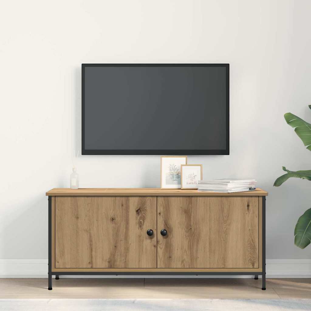 vidaXL Szafka pod telewizor Dąb rzemieślniczy 100 x 35 x 45 cm