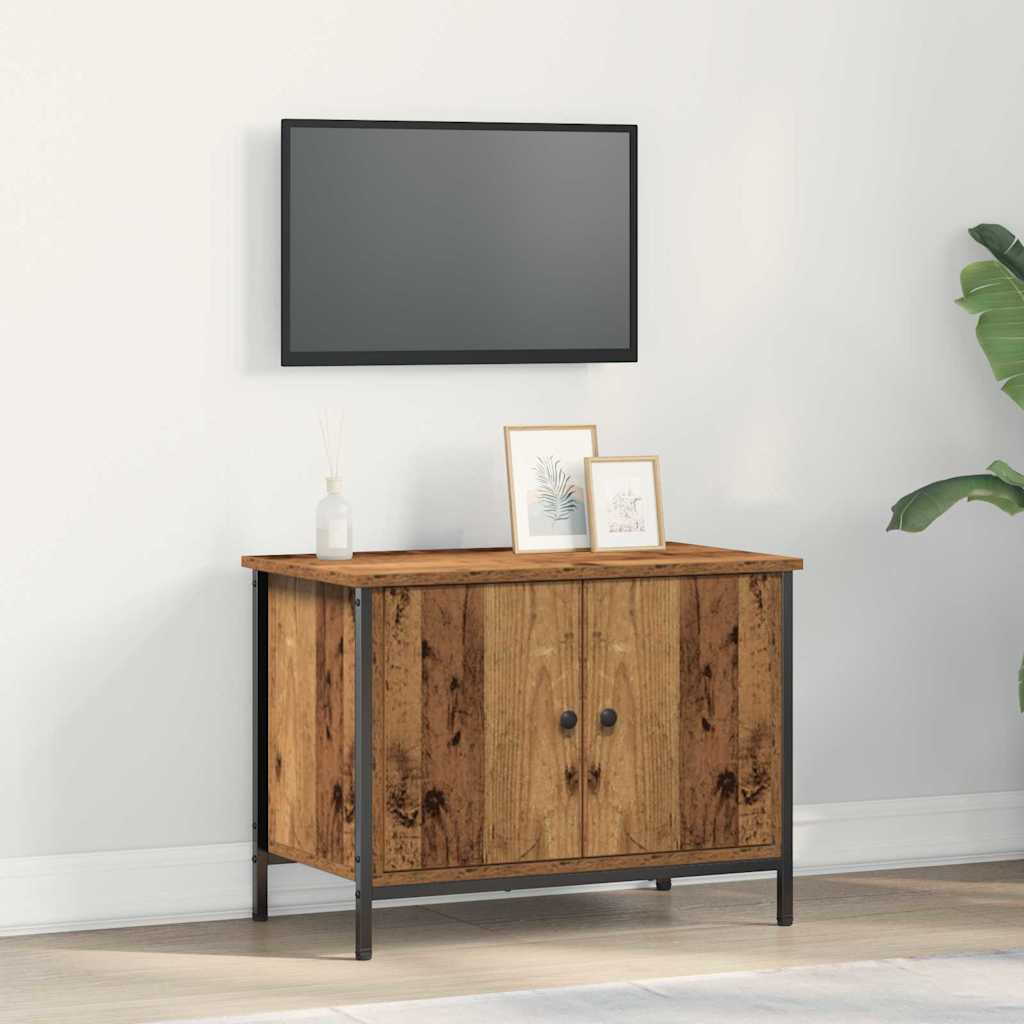 vidaXL Szafka pod telewizor Stare drewno 60 x 35 x 45 cm