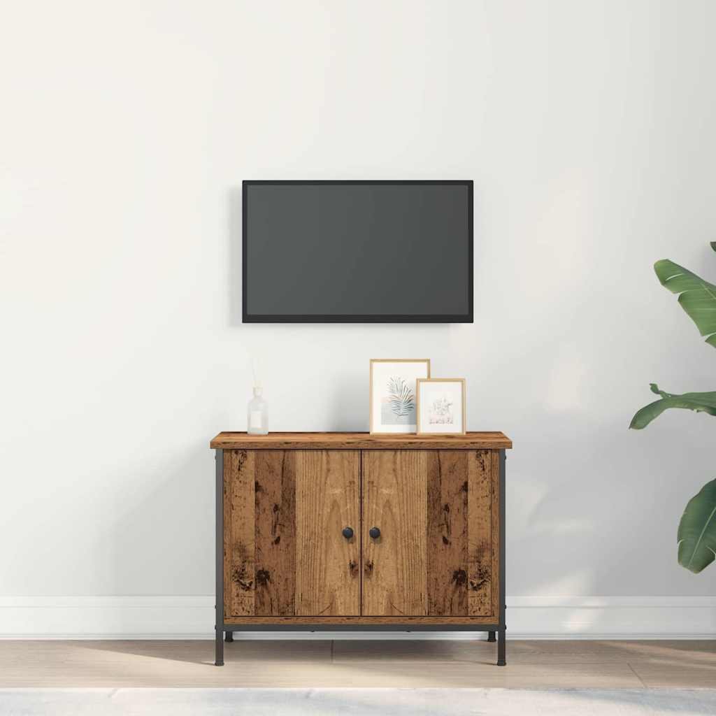 vidaXL Szafka pod telewizor Stare drewno 60 x 35 x 45 cm