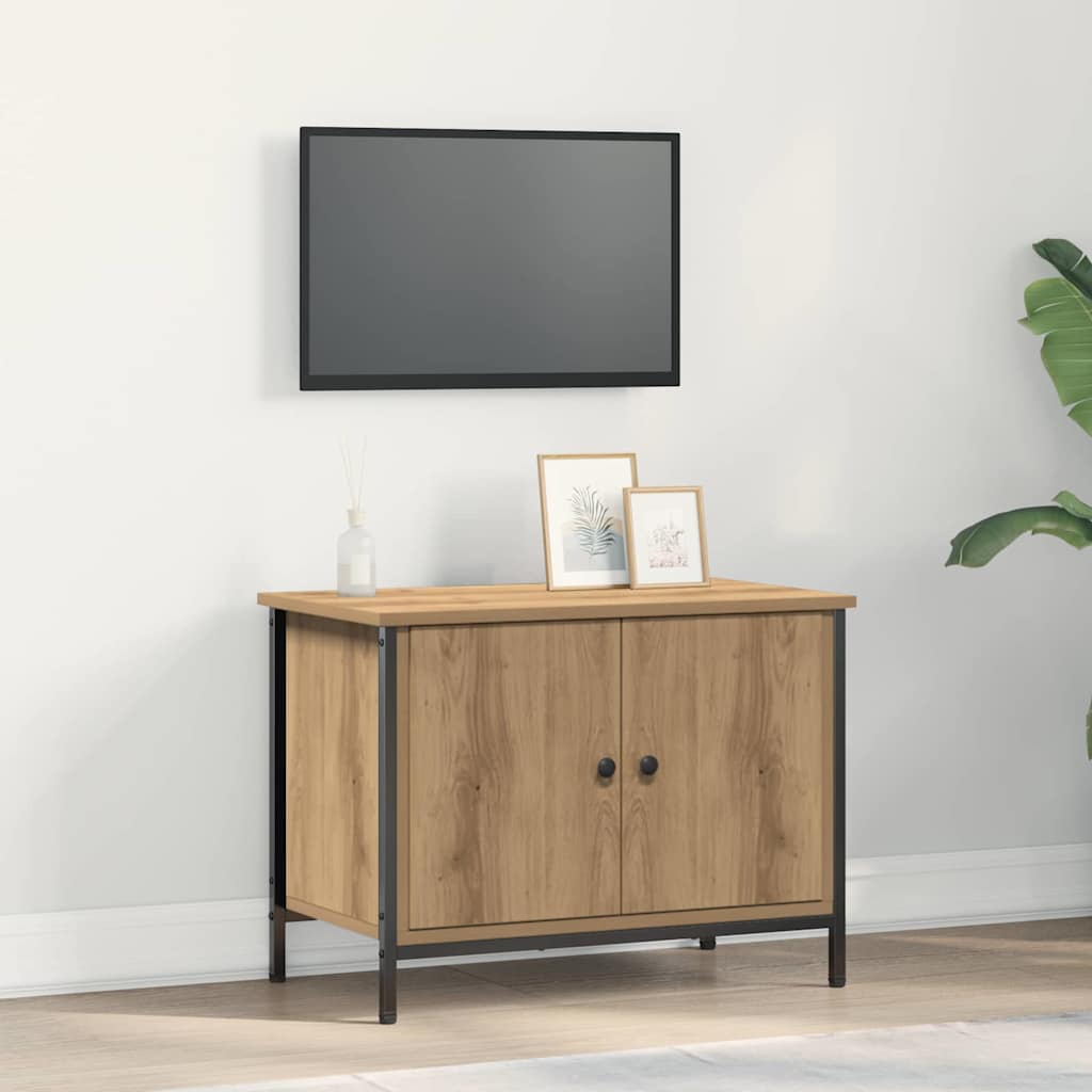 vidaXL Szafka pod telewizor Dąb rzemieślniczy 60 x 35 x 45 cm