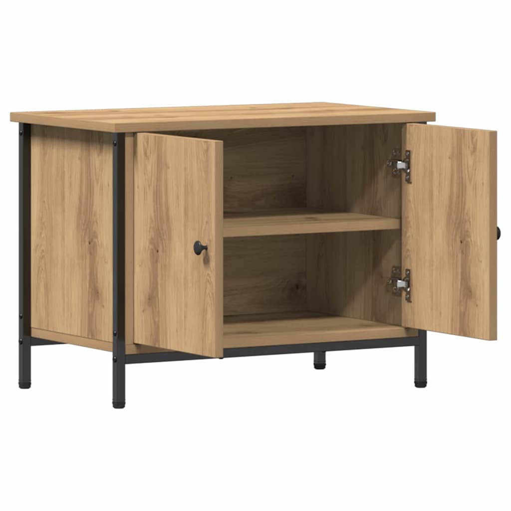vidaXL Szafka pod telewizor Dąb rzemieślniczy 60 x 35 x 45 cm