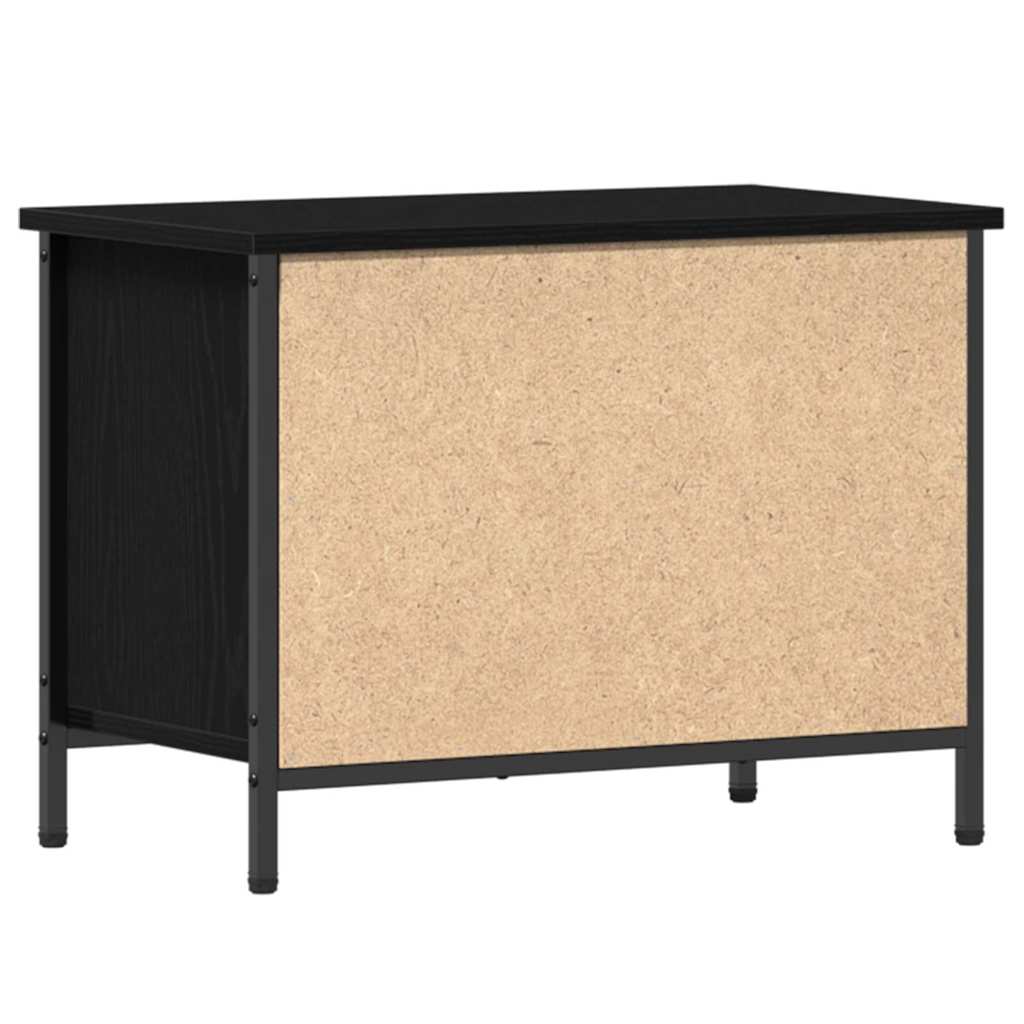 vidaXL Szafka pod telewizor Czarny Dąb 60 x 35 x 45 cm