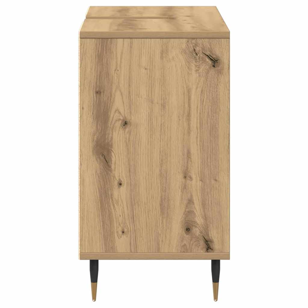 vidaXL Szafka Łazienkowa z półką Dąb rzemieślniczy 80 x 33 x 60 cm