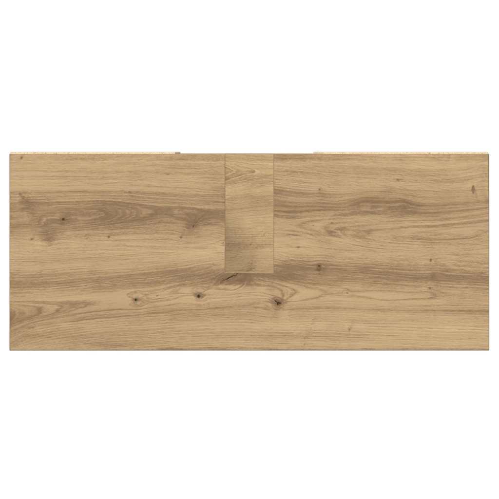 vidaXL Szafka Łazienkowa z półką Dąb rzemieślniczy 80 x 33 x 60 cm