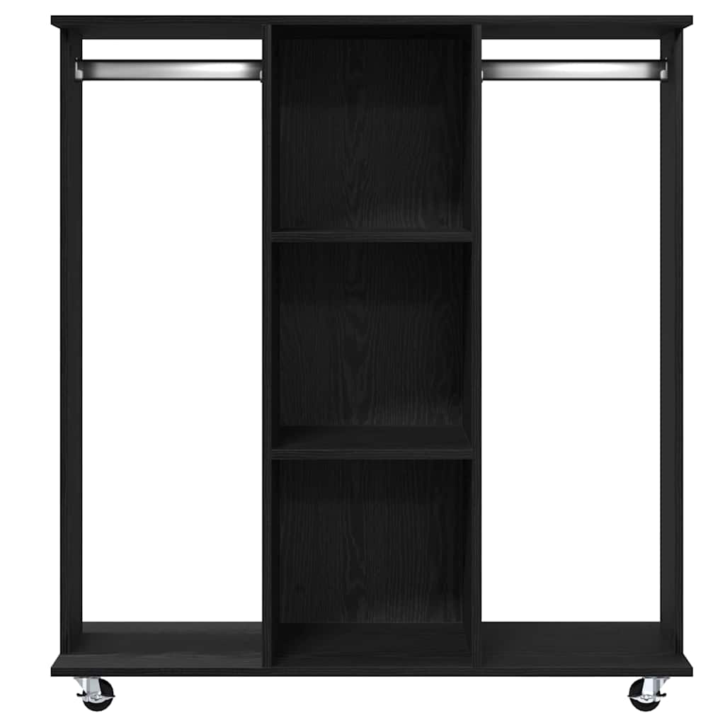 vidaXL Garderoba Czarny dąb 102 x 38 x 110 cm Materiał drewnopochodny