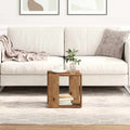 vidaXL Stolik kawowy Stare drewno 32 x 32 x 30 cm