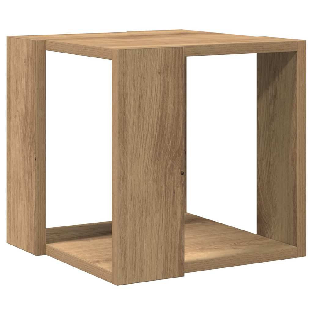 vidaXL Stolik kawowy Dąb rzemieślniczy 32 x 32 x 30 cm