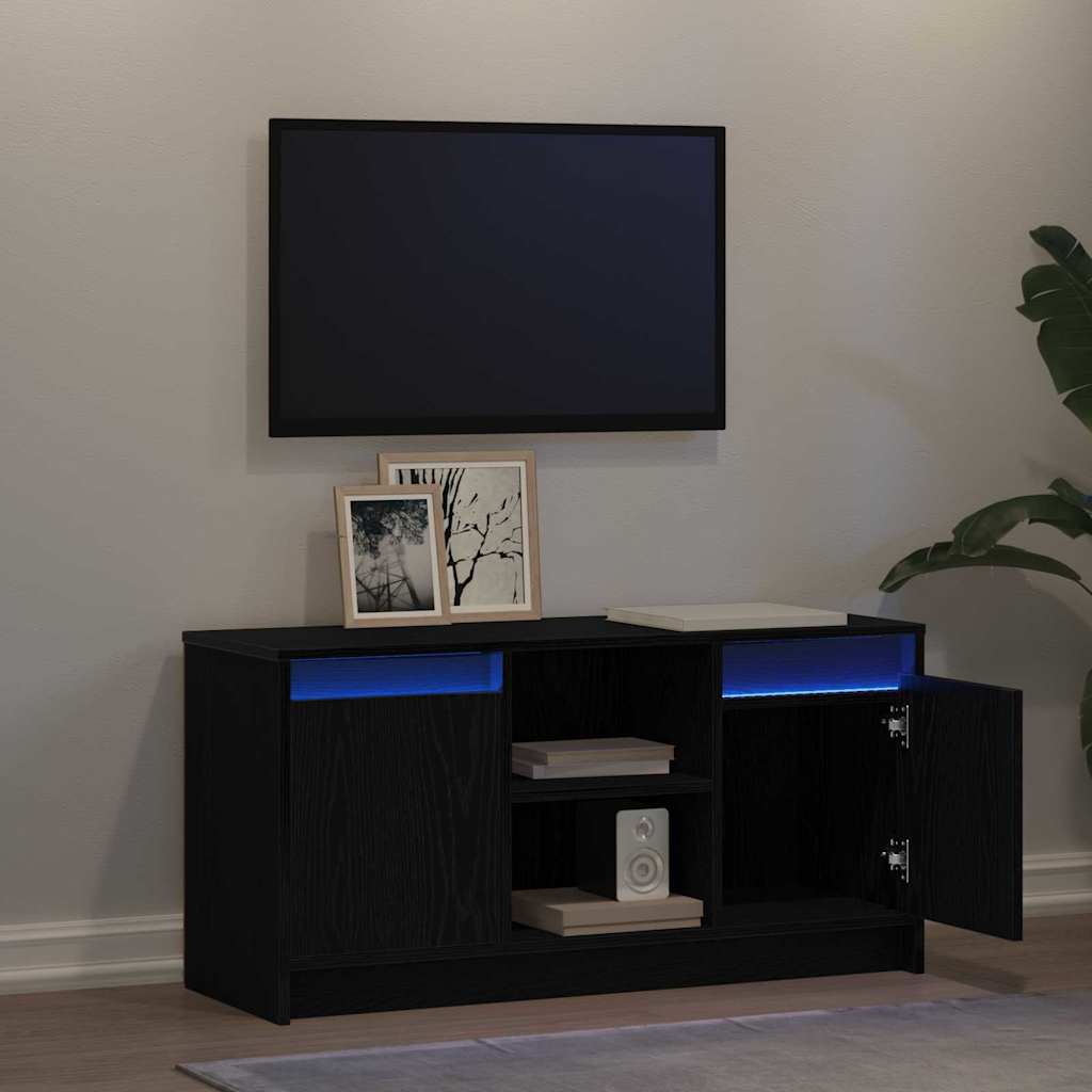 vidaXL Jednostki telewizyjne Czarny 100 x 34 x 50 cm