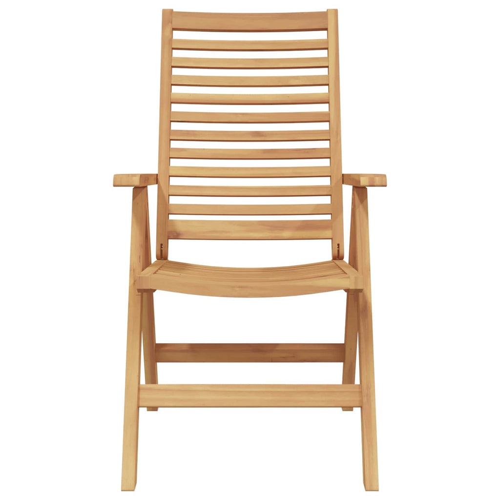 vidaXL Krzesło 6 pcs Brązowy 64,5 x 52 x 108 cm Lite drewno teakowe