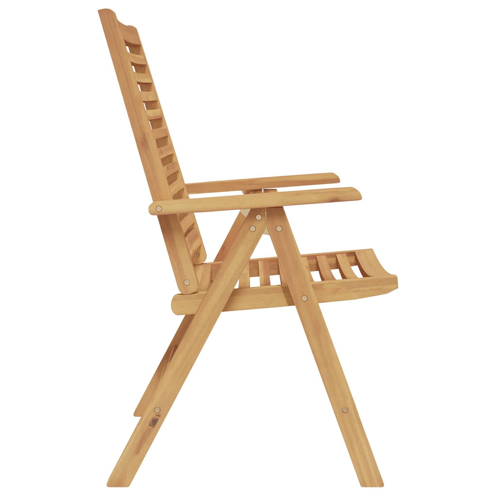 vidaXL Krzesło 6 pcs Brązowy 64,5 x 52 x 108 cm Lite drewno teakowe