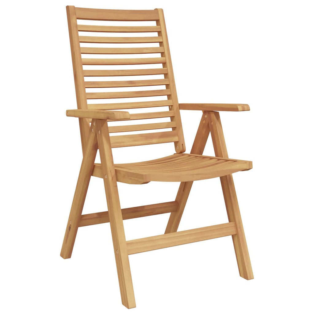 vidaXL Krzesło 8 pcs Brązowy 64,5 x 52 x 108 cm Lite drewno teakowe