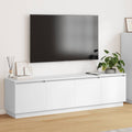vidaXL Szafka pod telewizor z LED Biały 180 x 38 x 49 cm