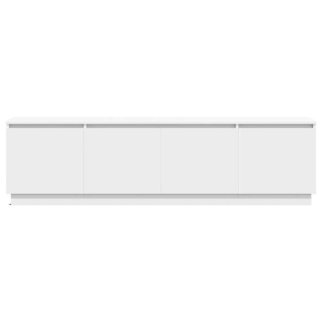 vidaXL Szafka pod telewizor z LED Biały 180 x 38 x 49 cm
