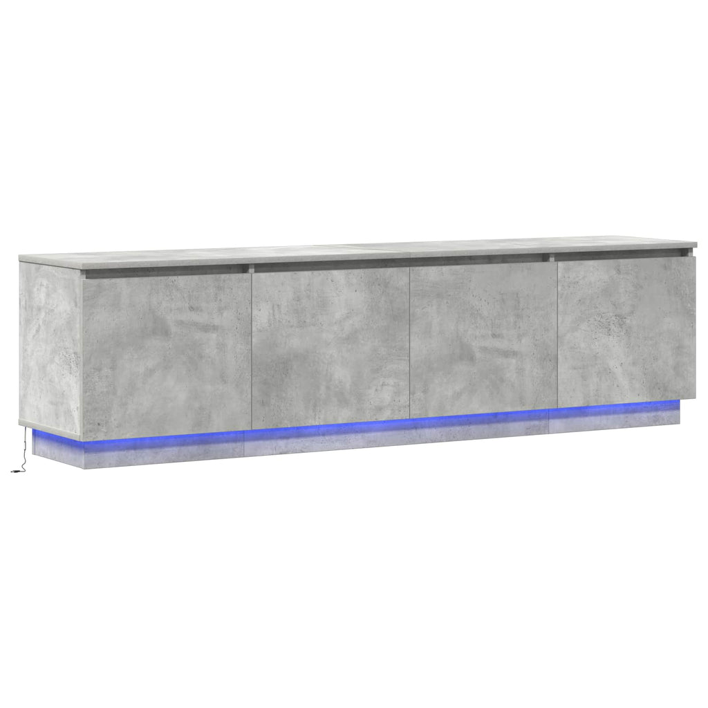 vidaXL Szafka pod telewizor Betonowy szary 180 x 38 x 49 cm
