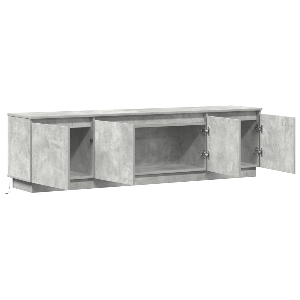 vidaXL Szafka pod telewizor Betonowy szary 180 x 38 x 49 cm