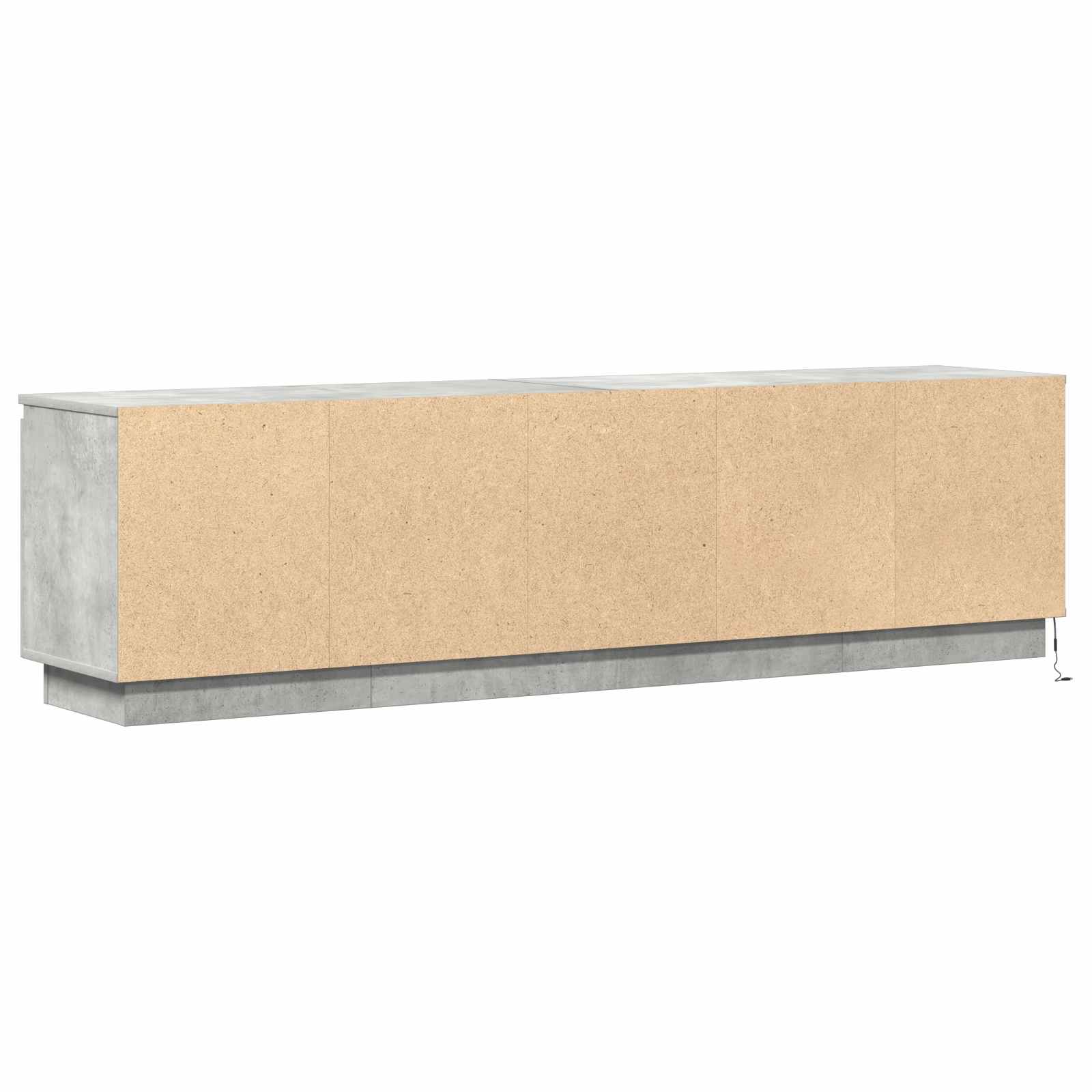 vidaXL Szafka pod telewizor Betonowy szary 180 x 38 x 49 cm