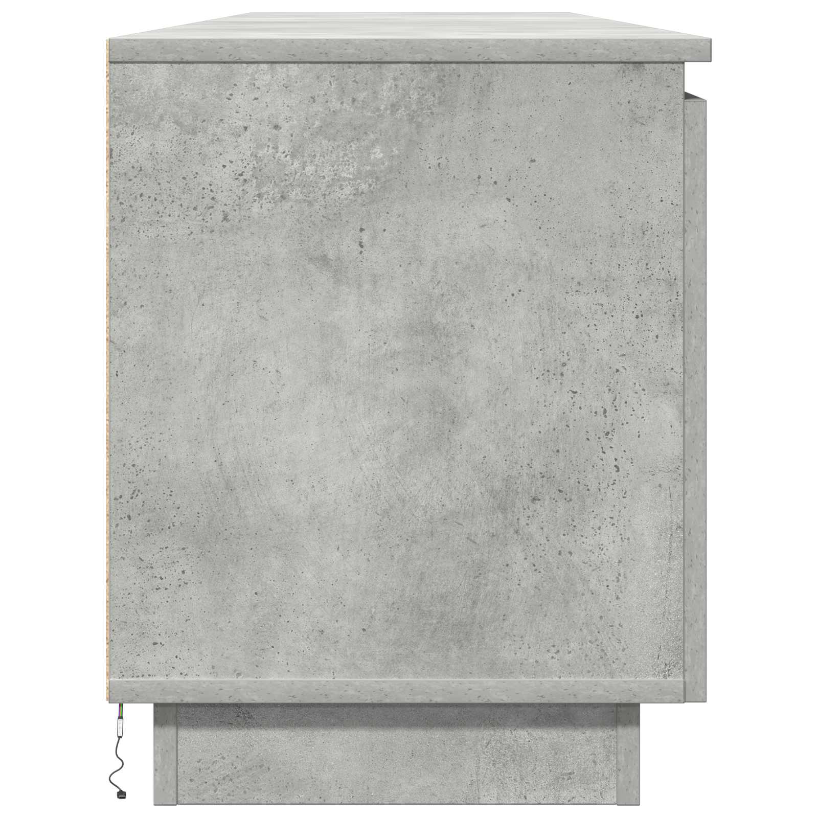 vidaXL Szafka pod telewizor Betonowy szary 180 x 38 x 49 cm
