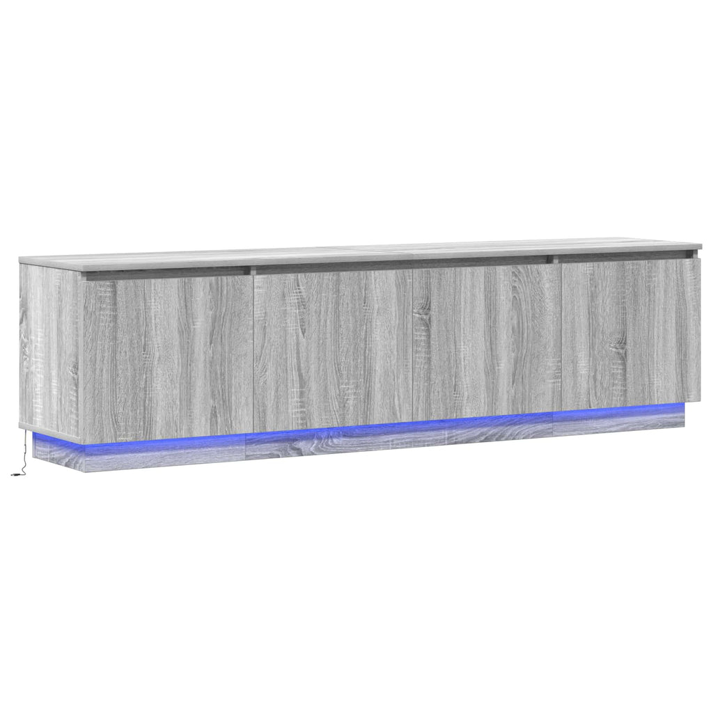 vidaXL Szafka pod telewizor Szary Sonoma 180 x 38 x 49 cm