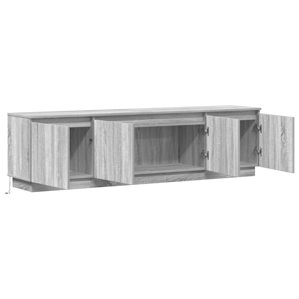 vidaXL Szafka pod telewizor Szary Sonoma 180 x 38 x 49 cm