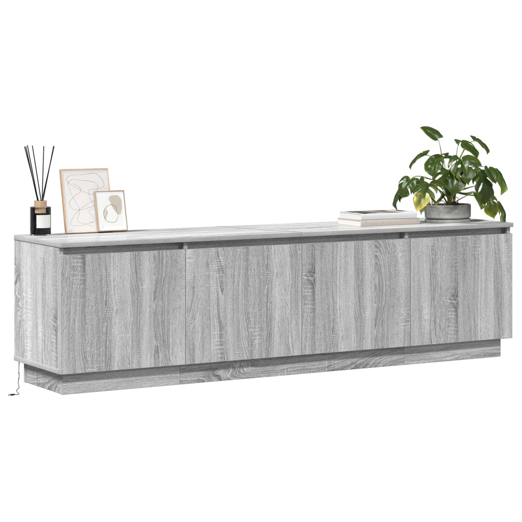 vidaXL Szafka pod telewizor Szary Sonoma 180 x 38 x 49 cm