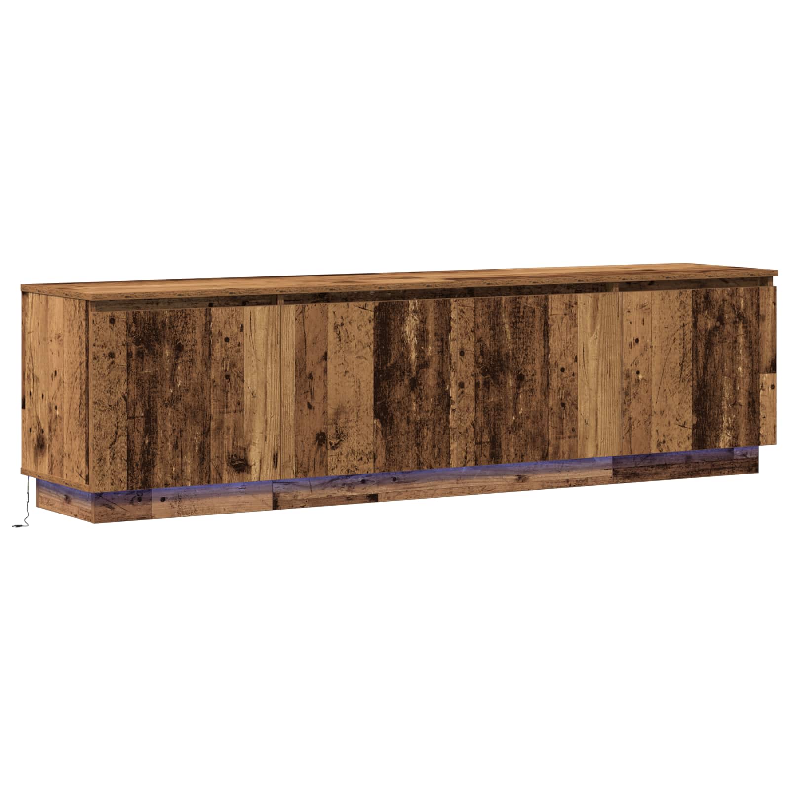 vidaXL Szafka pod telewizor Stare drewno 180 x 38 x 49 cm