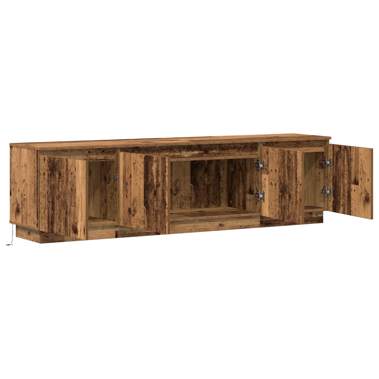 vidaXL Szafka pod telewizor Stare drewno 180 x 38 x 49 cm