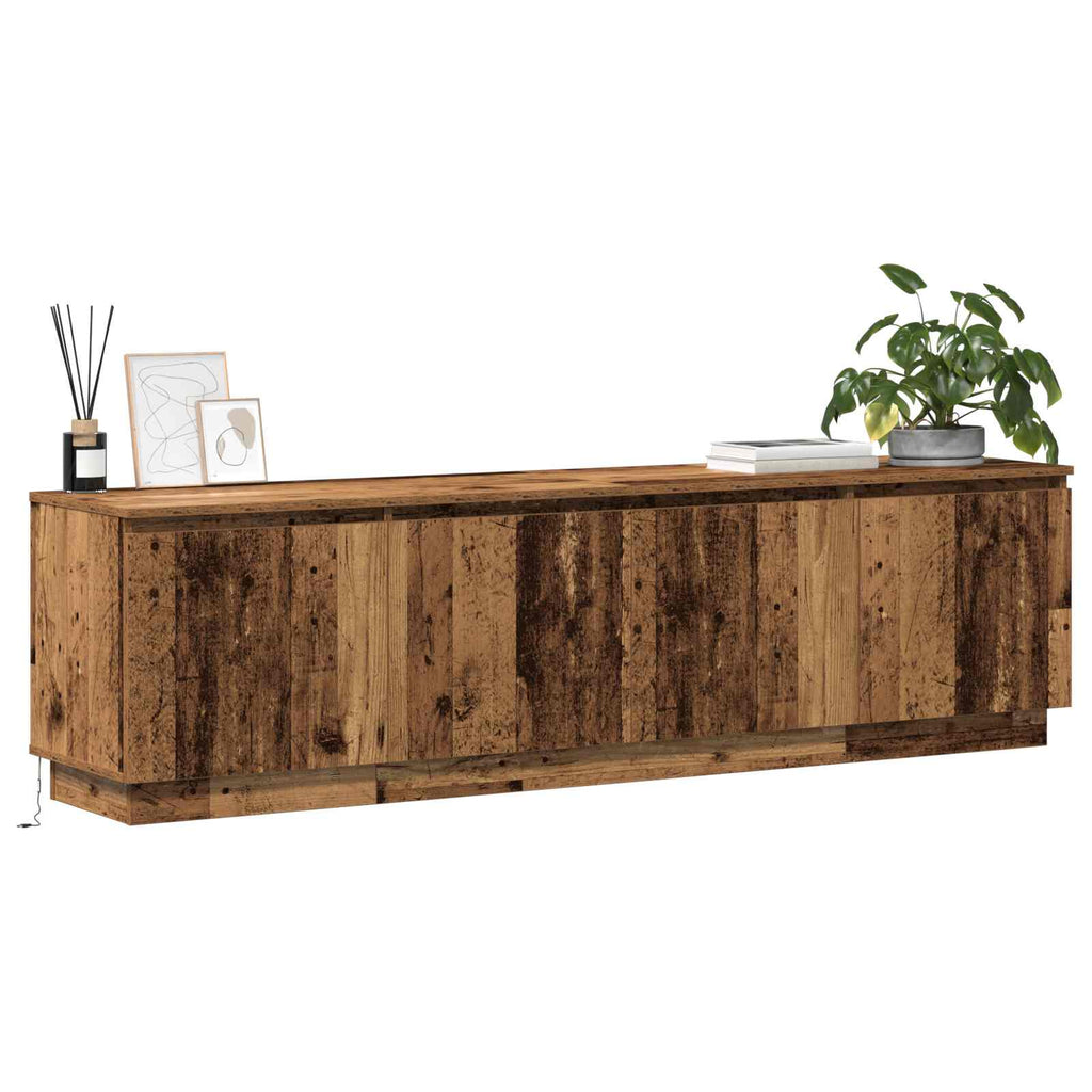 vidaXL Szafka pod telewizor Stare drewno 180 x 38 x 49 cm