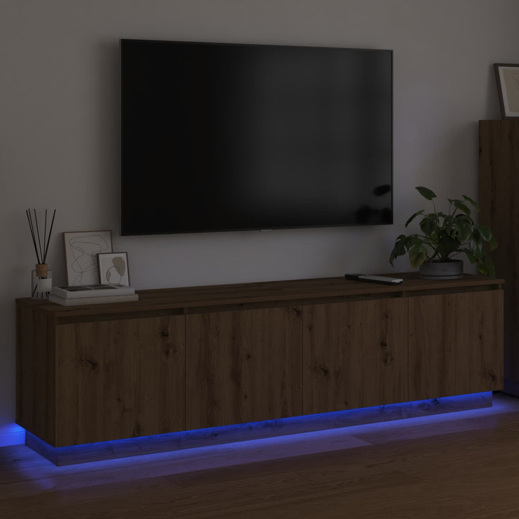 vidaXL Szafka pod telewizor Dąb rzemieślniczy 180 x 38 x 49 cm