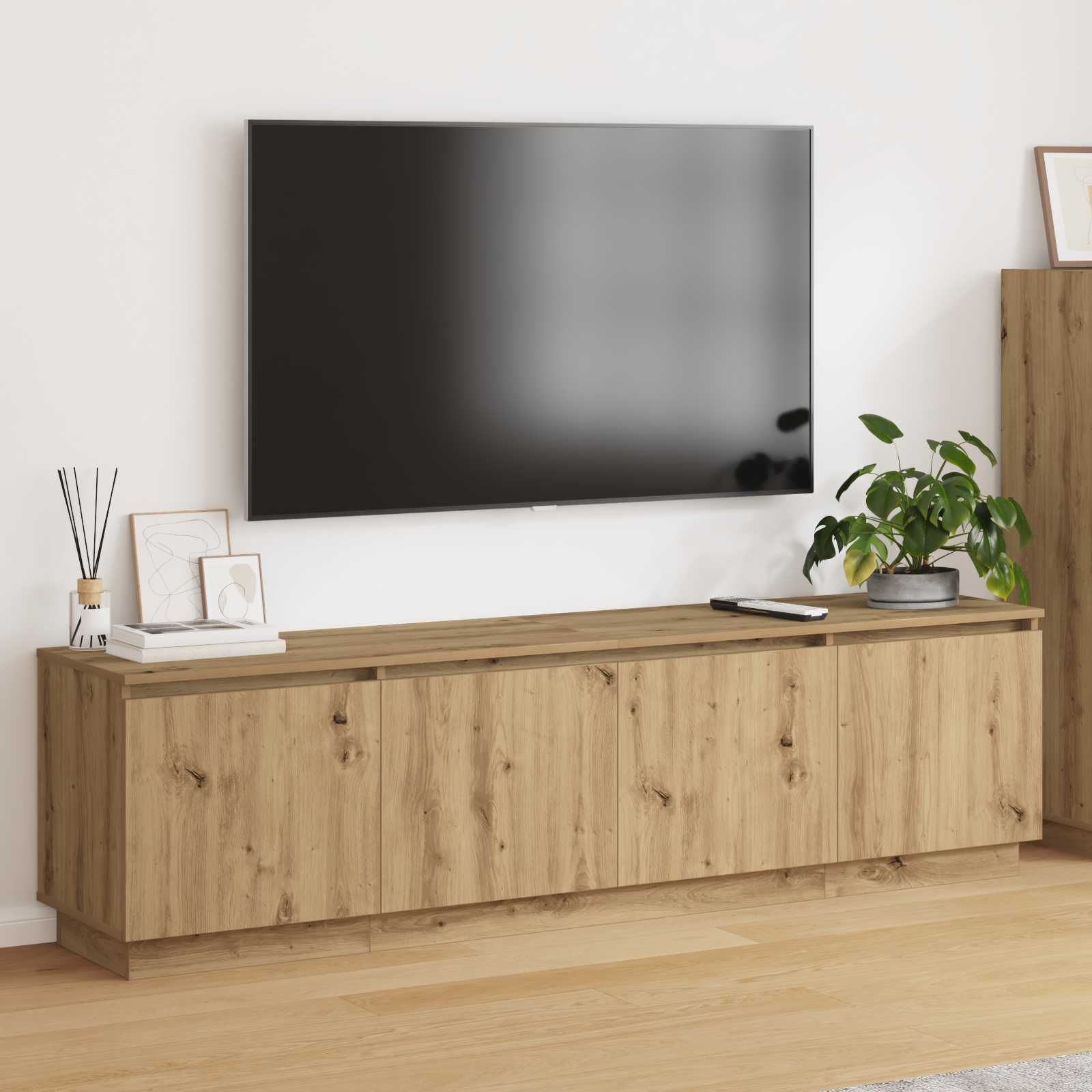 vidaXL Szafka pod telewizor Dąb rzemieślniczy 180 x 38 x 49 cm