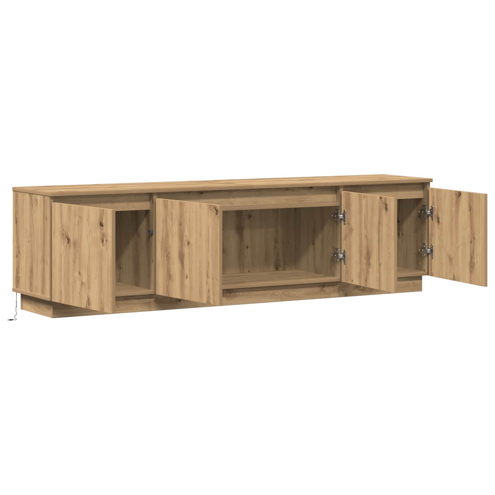 vidaXL Szafka pod telewizor Dąb rzemieślniczy 180 x 38 x 49 cm