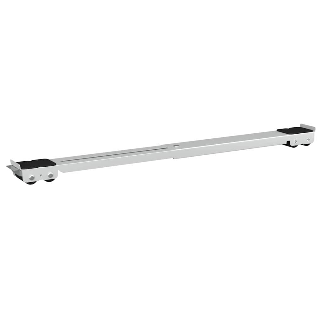 vidaXL Podstawa pod pralkę 2 pcs Srebrny 72 x 5 x 4,5 cm