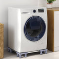 vidaXL Podstawa pod pralkę Szary 67 x 67 x 12 cm Stal nierdzewna