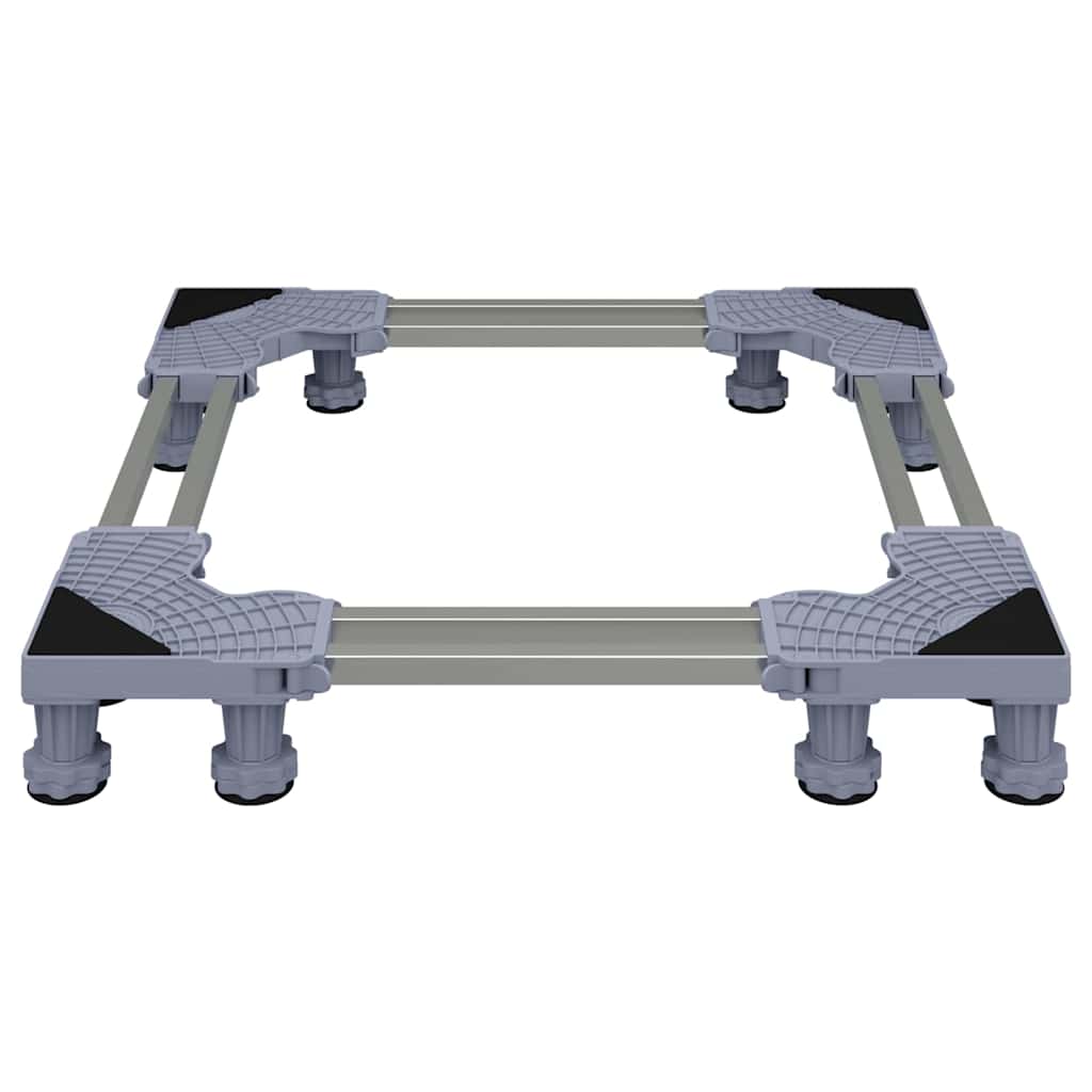 vidaXL Podstawa pod pralkę Szary 67 x 67 x 12 cm Stal nierdzewna