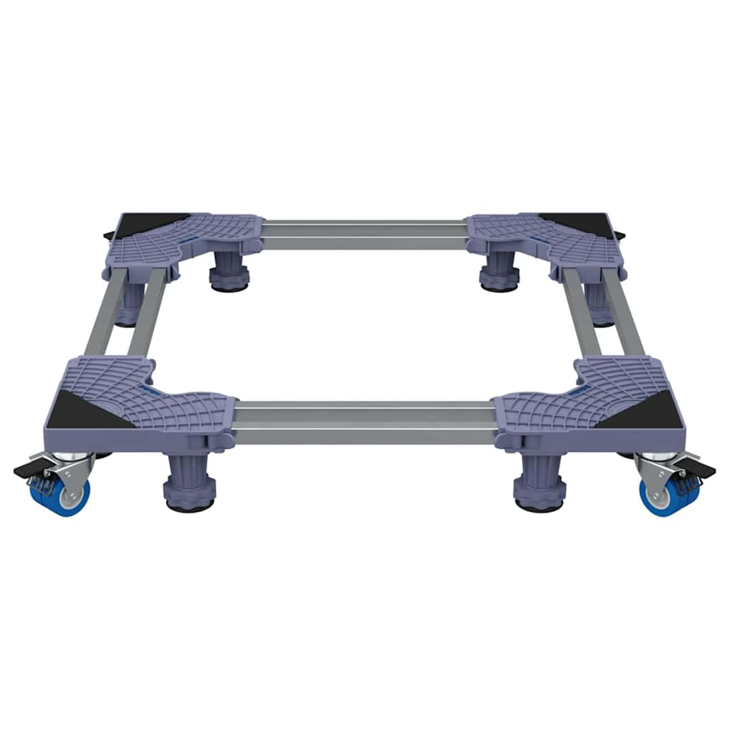 vidaXL Podstawa pod pralkę Szary 67 x 67 x 12 cm Stal nierdzewna