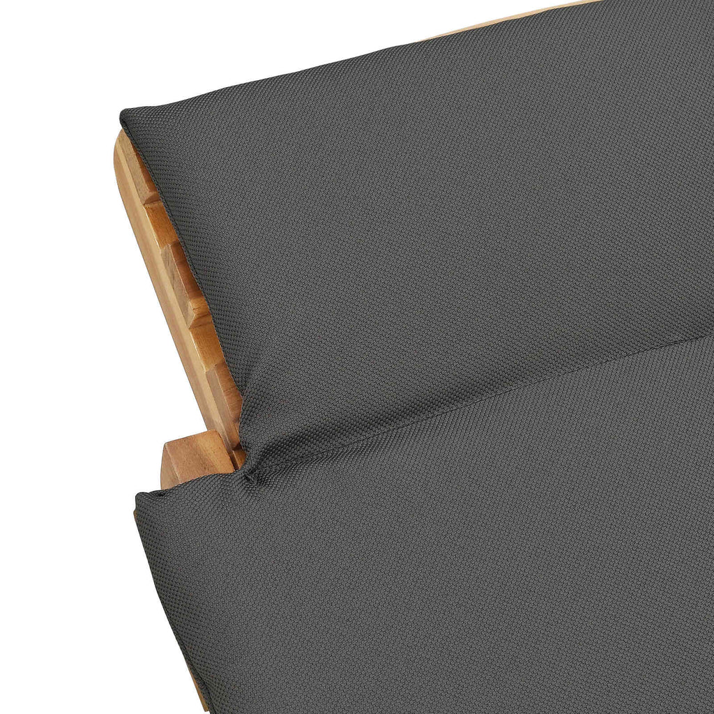 vidaXL Leżak ogrodowy Brązowy 198 x 55 x 58,5 cm Lite drewno teakowe