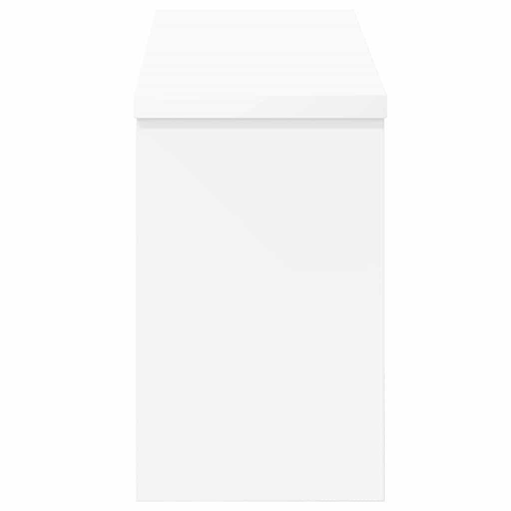 vidaXL Wieszak na płaszcze montowany na ścianie Biały 50 x 16 x 26 cm