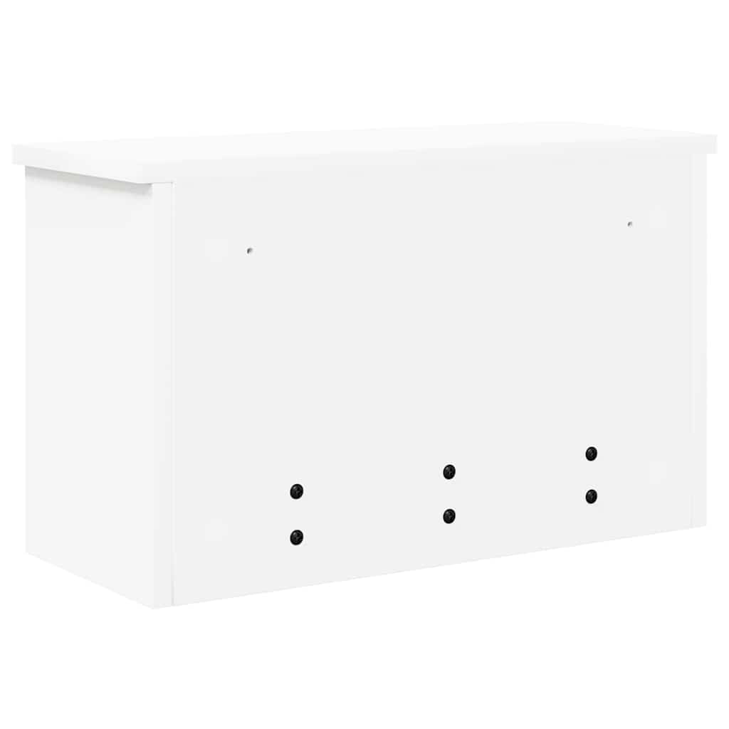 vidaXL Wieszak na płaszcze montowany na ścianie Biały 50 x 20 x 30 cm