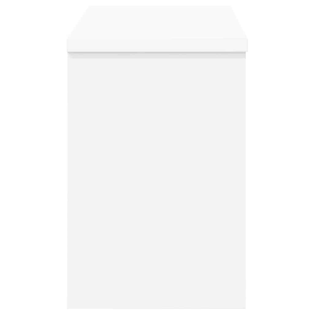 vidaXL Wieszak na płaszcze montowany na ścianie Biały 50 x 20 x 30 cm