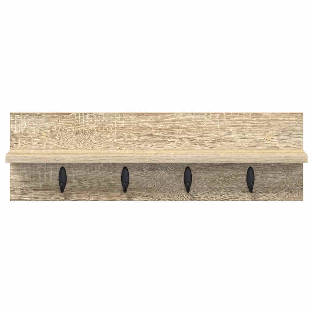 vidaXL Wieszak na płaszcze montowany na ścianie Dąb Sonoma
