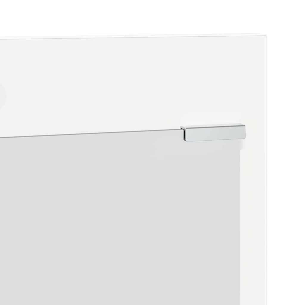 vidaXL Wieszak na płaszcze montowany na ścianie Biały 70 x 10 x 90 cm