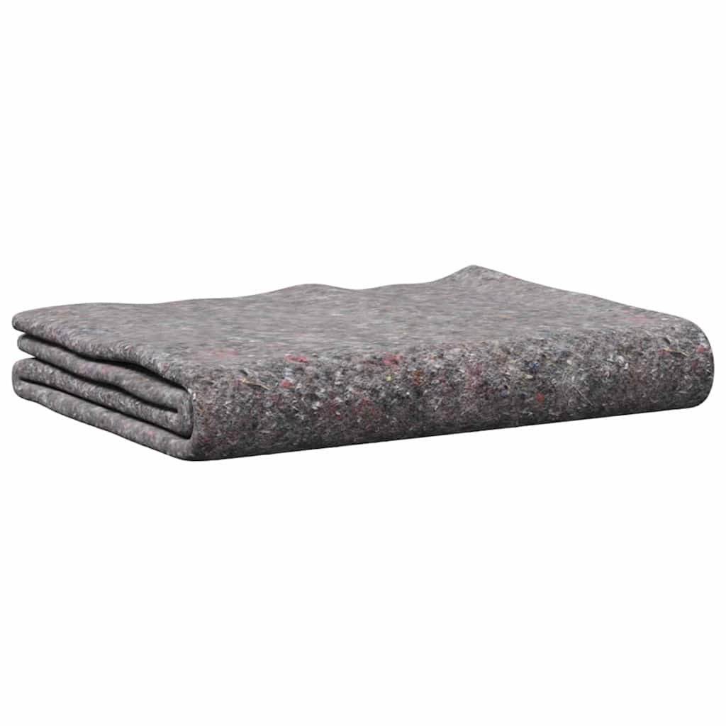 vidaXL Kosy do przeprowadzki 10 pcs Szary 150 x 200 cm tkanina