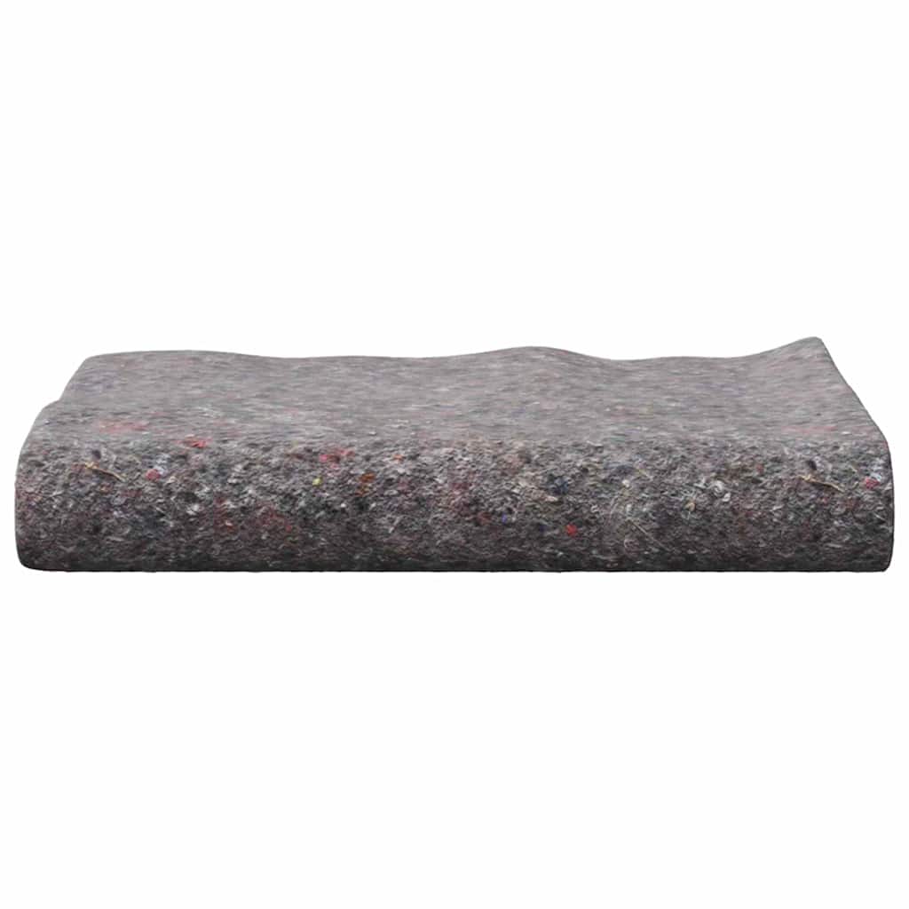 vidaXL Kosy do przeprowadzki 10 pcs Szary 150 x 200 cm tkanina