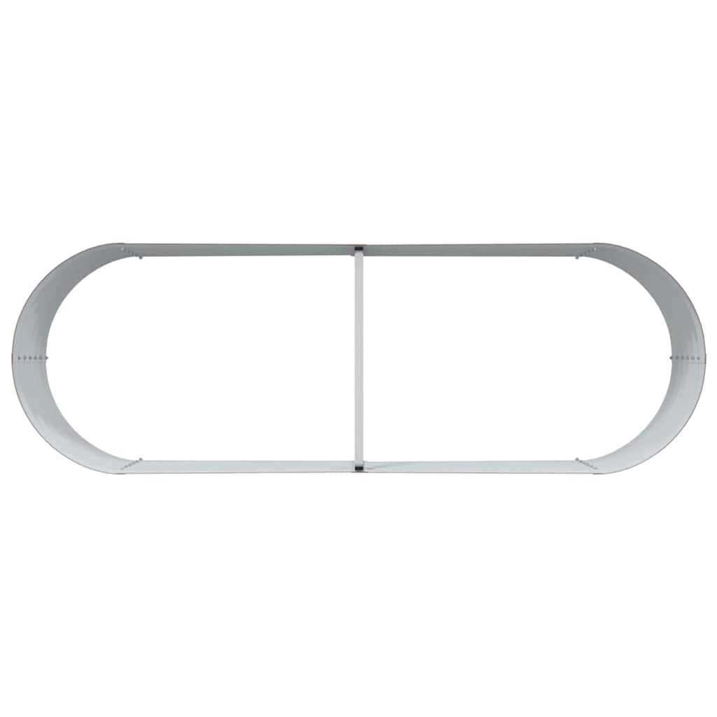 vidaXL Podniesiony grządka Brązowy 240 x 80 x 44 cm Stal